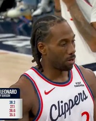 九游娱乐体育-伦纳德本赛季场均28.2分生涯新高，此前最高19-20赛季27.1分